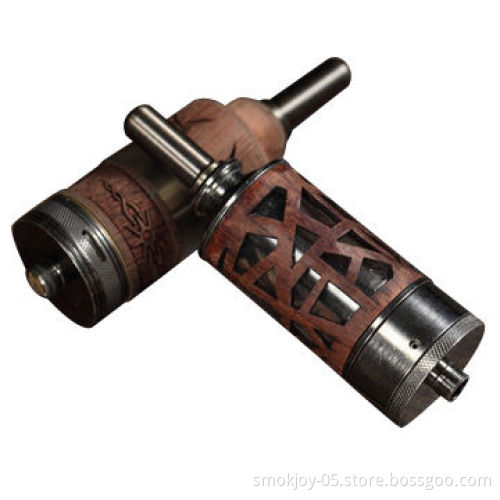 Smokjoy newest electronic cigarette, n fire la4 atomizer, wooden n fire la4 atomizer